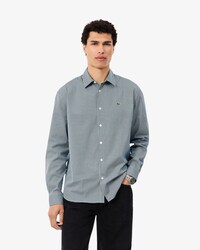 Chemise pinpoint &agrave; carreaux regular fit
