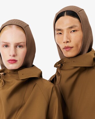 Cagoule maille côtelée Défilé