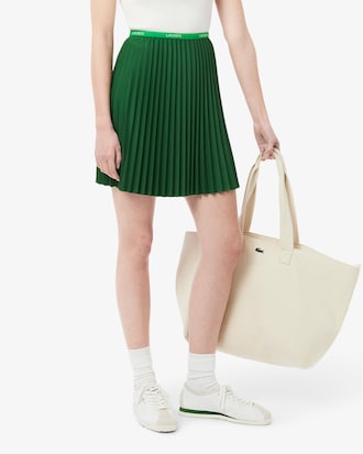 Jupe courte plissée