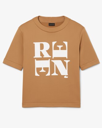 T-shirt graphique satin&eacute; D&eacute;fil&eacute;