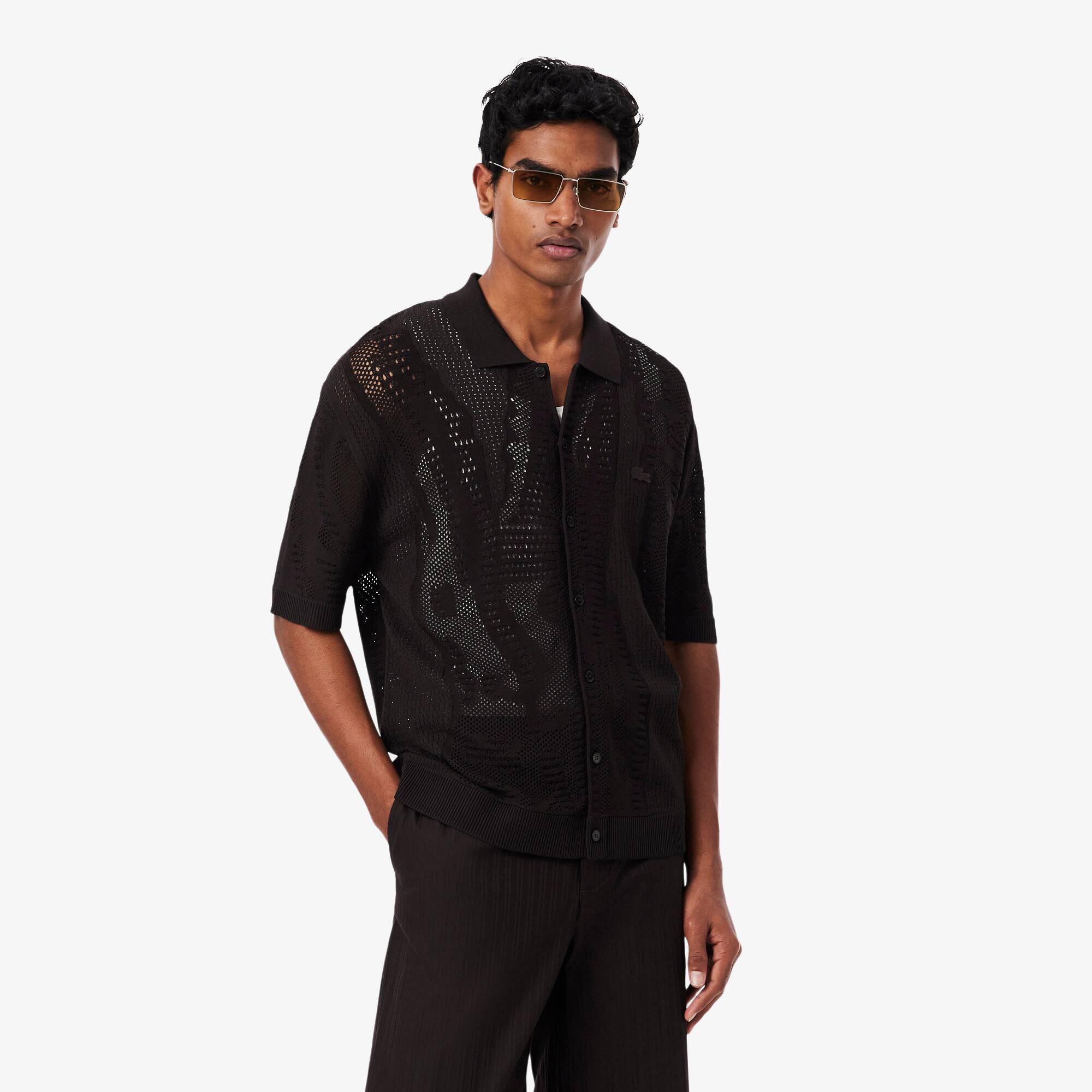 ROBE DE CHAMBRE CLASSIQUE POUR HOMME EN 100% SOIE TWILL IMPRIMÉE AVEC