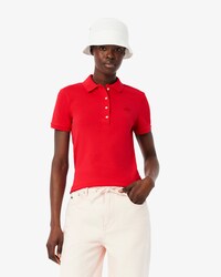 Polo L.12.D slim fit en mini piqué stretch