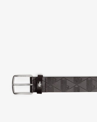 Ceinture en cuir monogramme