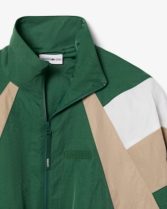 Veste de surv&ecirc;tement color-block Lacoste x Wang Yibo