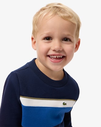 Sweatshirt molleton color-block