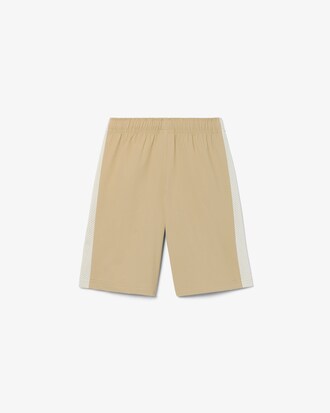 Short en taffetas empiècements mesh