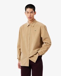 Chemise velours c&ocirc;tel&eacute; regular fit