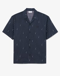 Chemise relaxed fit twill imprim&eacute;