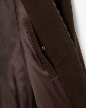 Veste en moleskine rembourrée