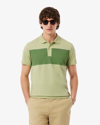 Polo regular fit color-block en Piqu&eacute;