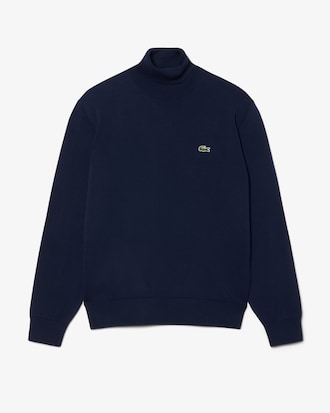 Pull col roul&eacute; jersey coton