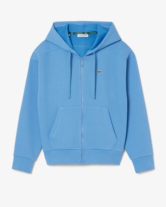 Sweatshirt &agrave; capuche zipp&eacute; en Piqu&eacute;
