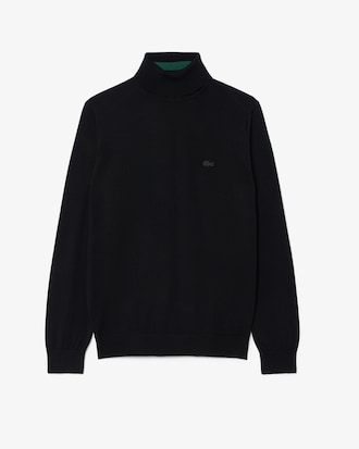 Pull en laine m&eacute;rinos col roul&eacute;