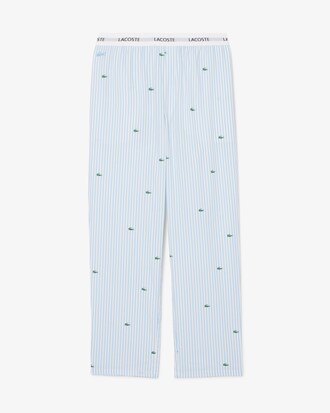 Pantalon de pyjama coton rayé imprimé