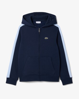 Sweatshirt zipp&eacute; &agrave; capuche molleton