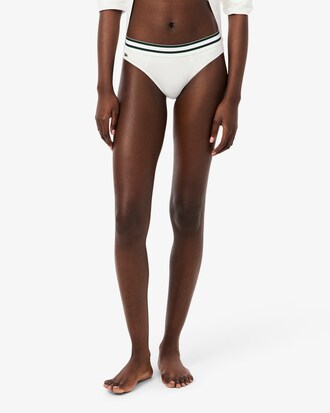 Culotte coton ceinture ray&eacute;e