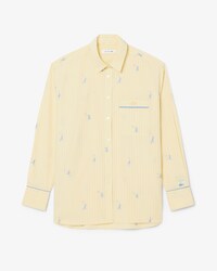 Chemise oversize motifs jacquard