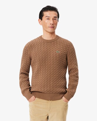 Pull torsad&eacute; coton