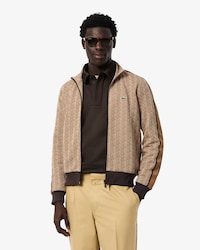 Veste de surv&ecirc;tement zipp&eacute;e Paris jacquard