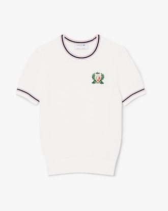 Pull fabriqué en France blason brodé