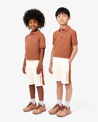 Short color-block molleton