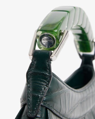 Sac H Lenglen D&eacute;fil&eacute; en cuir effet crocodile