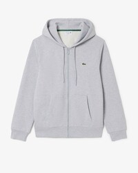 Sweatshirt zipp&eacute; classic fit molleton