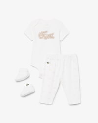 Ensemble layette nouveau-n&eacute; coton imprim&eacute;