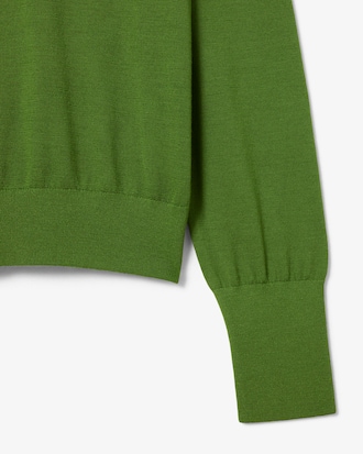 Pull col polo laine mérinos Défilé