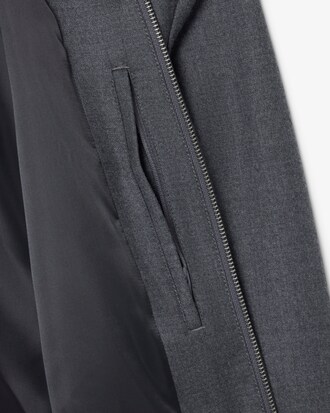 Veste zipp&eacute;e laine vierge