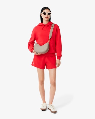 Sac lune Maheki en cuir embossé