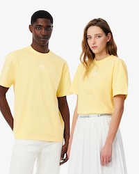 T-shirt coton imprim&eacute; signature