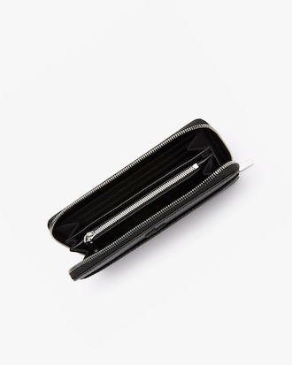 Grand portefeuille Chantaco en cuir piqu&eacute;