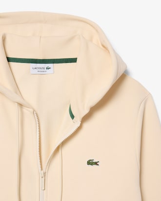 Sweatshirt zipp&eacute; classic fit molleton