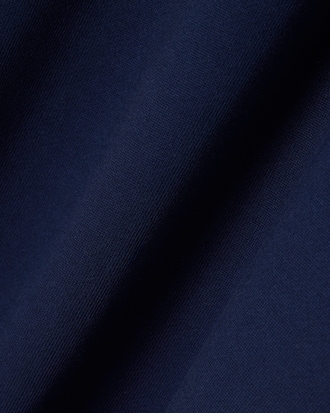 Sweatshirt col montant zipp&eacute; marquage emboss&eacute;