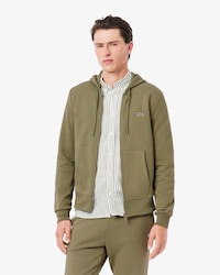 Sweatshirt à capuche zippé molleton