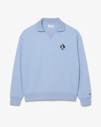 Sweatshirt col polo fabriqu&eacute; en France