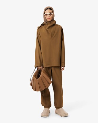 Cagoule maille côtelée Défilé