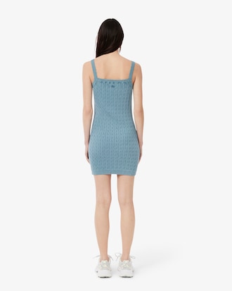 Robe torsadée effet délavé
