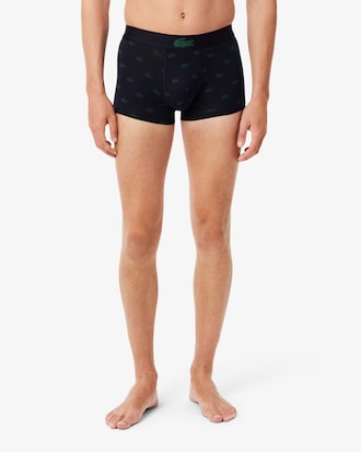 Lot de 3 boxers courts imprim&eacute; crocodile