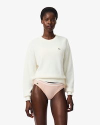 Culotte coton ceinture ray&eacute;e