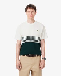 T-shirt jersey ray&eacute; color-block