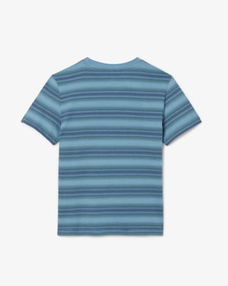T-shirt coton imprimé rayé