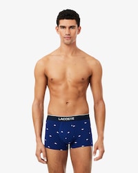 Lot de 3 boxers courts stretch imprim&eacute;