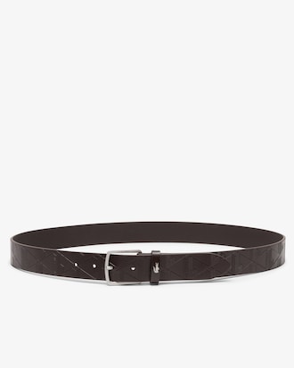 Ceinture en cuir monogramme