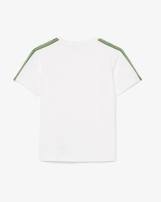 T-shirt coton bandes sigl&eacute;es
