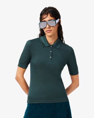 Polo Piqu&eacute; soie slim fit D&eacute;fil&eacute;