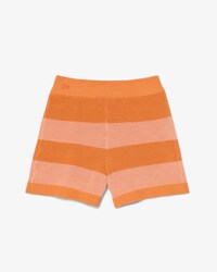 Short maille r&eacute;sille rayures
