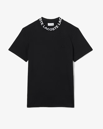 T-shirt en Piqu&eacute; marquage jacquard