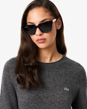 Robe courte laine cardée sans coutures